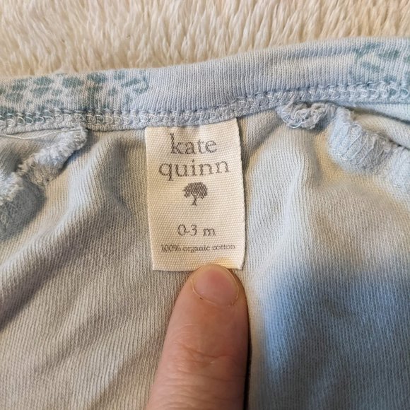 Kate Quinn blue giraffe kimono bodysuit - Picture 3 of 5